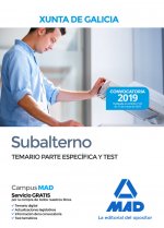 Subalterno de la Xunta de Galicia. Temario Parte Específica y test