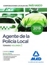 Agente de la Policía Local del País Vasco. Temario Volumen 2
