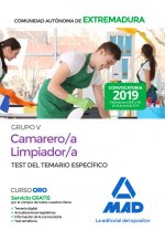 Camarero/a-Limpiador/a Personal Laboral (Grupo V) de la Administración de la Comunidad Autónoma de E