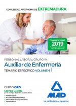 Auxiliar de Enfermería Personal Laboral (Grupo IV) de la Administración de la Comunidad Autónoma de
