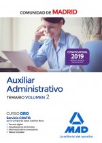 Auxiliar Administrativo de la Comunidad de Madrid. Temario Volumen 2