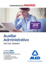 Auxiliar Administrativo de la Comunidad de Madrid. Test del temario