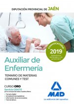 Auxiliar de Enfermería de la Diputación de Jaén. Temario de materias comunes y test
