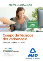 Cuerpo de Técnicos de Grado Medio de la Junta de Andalucía. Test del Temario Común