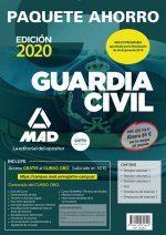 COMPRA ANTICIPADA PAQUETE AHORRO GUARDIA CIVIL. AHORRA 84 Ç (INCLUYE TEMARIOS 1,