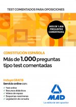 Test comentados para oposiciones de la Constitución Española