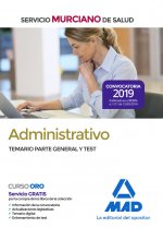 Administrativo del Servicio Murciano de Salud. Temario parte general y test