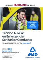Técnico Auxiliar en Emergencias Sanitarias/Conductor del Servicio Murciano de Salud. Temario parte e