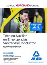 Técnico Auxiliar en Emergencias Sanitarias/Conductor del Servicio Murciano de Salud. Test parte espe