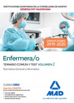 Enfermera/o de Instituciones Sanitarias de la Conselleria de Sanitat de la Generalitat Valenciana. T