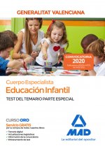 Cuerpo Especialista en Educación Infantil de la Administración de la Generalitat Valenciana. Test de