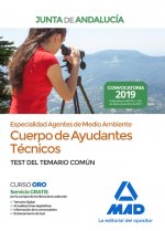 Cuerpo de Ayudantes Técnicos Especialidad Agentes de Medio Ambiente de la Junta de Andalucía. Test d