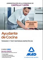 Ayudante de Cocina de la Administración de la Comunidad de Castilla y León. Temario y test materias