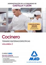 Cocinero de la Administración de la Comunidad de Castilla y León.Temario materias específicas volume