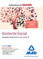 Asistente social de la Comunidad de Madrid. Temario específico Volumen 2