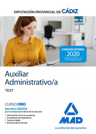 Auxiliar Administrativo/a de la Diputación Provincial de Cádiz. Test