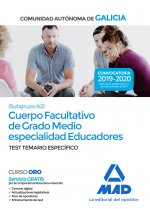 Cuerpo facultativo de grado medio de la Comunidad Autónoma de Galicia (subgrupo A2) especialidad edu