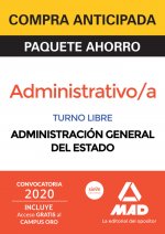 COMPRA ANTICIPADA PAQUETE AHORRO ADMINISTRATIVO DE LA ADMINISTRACION GENERAL DEL