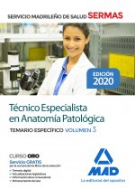 Técnico Especialista en Anatomía Patológica del Servicio de Salud de la Comunidad de Madrid. Temario