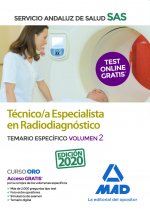 Técnico/a Especialista en Radiodiagnóstico del Servicio Andaluz de Salud. Temario específico volumen