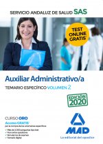 Auxiliar Administrativo/a del Servicio Andaluz de Salud. Temario específico volumen 2