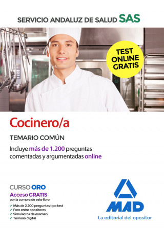 Cocinero/a del Servicio Andaluz de Salud. Temario Común