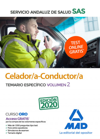 Celador/a-Conductor/a del Servicio Andaluz de Salud. Temario específico volumen 2