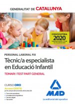 Personal laboral fix de tècnic/a especialista en educació infantil de la Generalitat de Catalunya. T