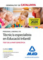 Personal laboral fix de tècnic/a especialista en educació infantil de la Generalitat de Catalunya. T