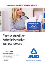 Escala Auxiliar Administrativa de la Universidad Rey Juan Carlos. Test del temario