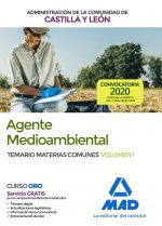 Agente Medioambiental de la Administración de la Comunidad de Castilla y León. Temario de Materias C