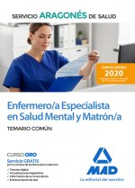 Enfermero/a Especialista en Salud Mental y Matrón/a del Servicio Aragonés de Salud (SALUD-Aragón). T
