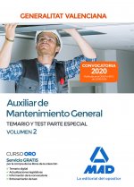 Auxiliar de Mantenimiento General de la Administración de la Generalitat Valenciana. Parte Especial