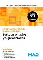 Test comentados para oposiciones de la Ley General de Sanidad