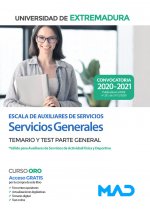 Escala de Auxiliares de Servicios (Servicios Generales) de la Universidad de Extremadura. Parte gene