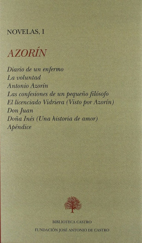 Diario de un enfermo ; La voluntad ; Antonio Azorín ; Las confesiones de un pequeño filósofo ; El li