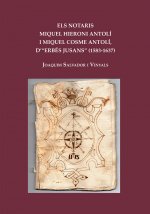 Els notaris Miquel Hieroni Antolí i Miquel Cosme Antolí, d'