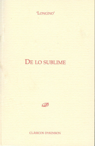 De lo sublime