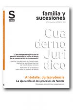La ejecución en los procesos de familia. Pensiones alimenticia y compensatoria