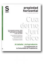 La legitimación en la Comunidad de Propietarios