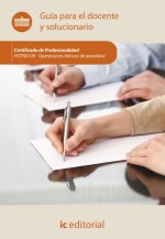 Operaciones básicas de pastelería. HOTR0109 - Guía para el docente y solucionarios