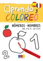 Aprendo y coloreo. Números del 1 al 9
