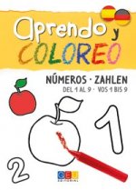 Aprendo y coloreo. Números del 1 al 9