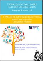 V Jornada nacional sobre estudios universitarios estructura de t­tulos v3.2.