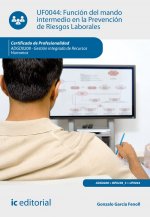 Función del mando intermedio en la prevención de riesgos laborales. ADGD0208 - Gestión integrada de