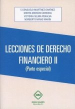 LECCIONES DE DERECHO FINANCIERO II (PARTE ESPECIAL)