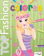 Top fashion colorea. Verde