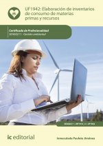 Elaboración de inventarios de consumo de materias primas y recursos. SEAG0211 - Gestión ambiental