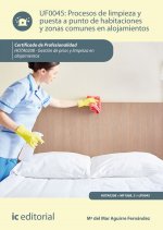 Procesos de limpieza y puesta a punto de habitaciones y zonas comunes en alojamientos. HOTA0208 - Ge