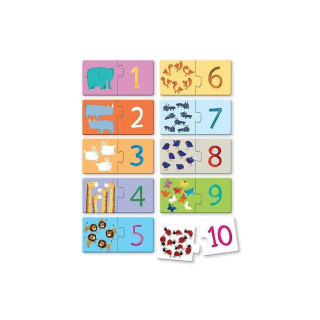 LOS NUMEROS PUZLE 2 VERTICAL EDIC ILUSTRAD